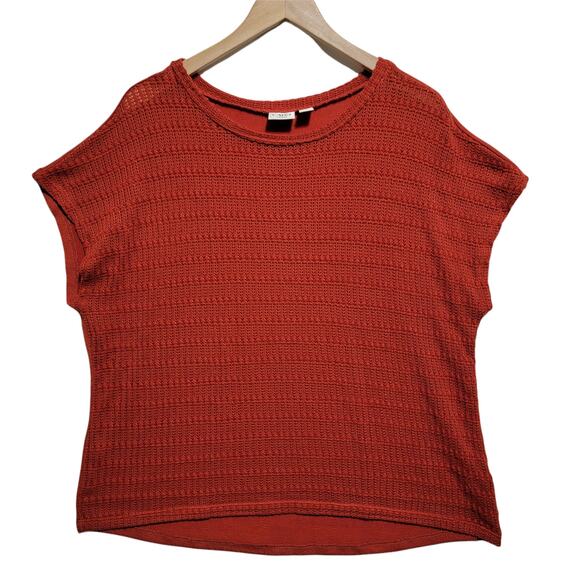 Cato Woman Orange Knit Sleeveless Sweater Size 18/20W - Picture 7 of 10